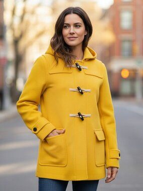 Old Navy "Big Yellow Bus" Toggle Hooded Coat